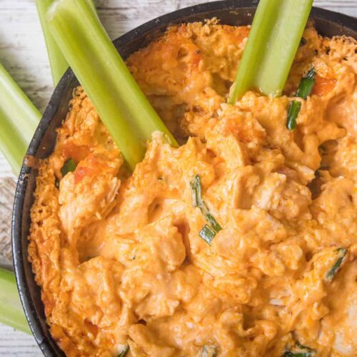 Crockpot Buffalo Chicken Dip