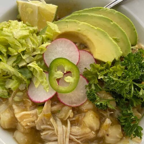 quick chicken pozole soup