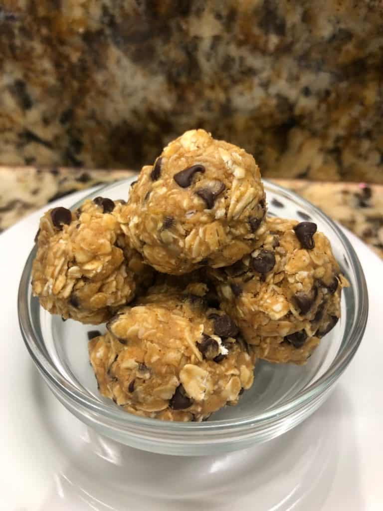 no bake oatmeal energy balls