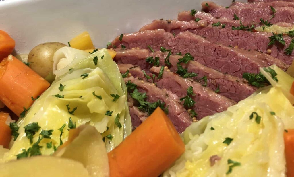 Crock Pot Corned Beef and Cabbage