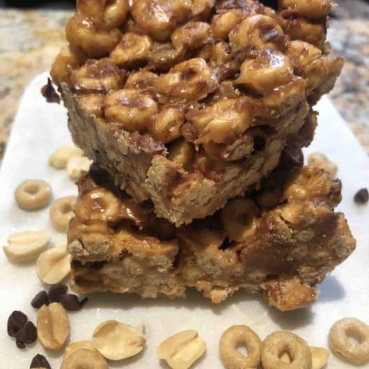 no bake peanut butter bars