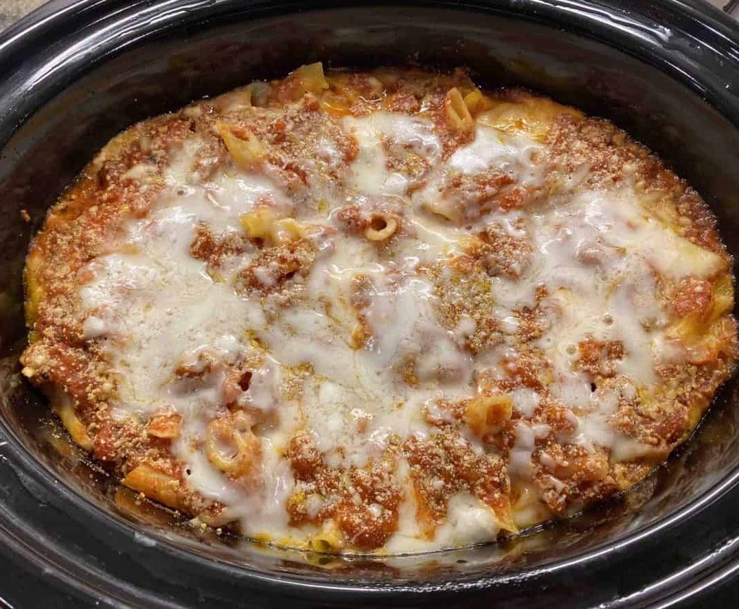 Easy Crock Pot Baked Ziti Crockpots and Flip Flops