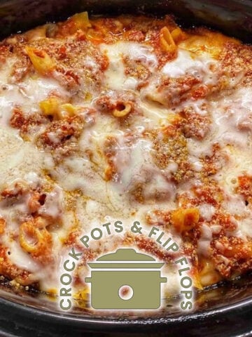 Crockpot baked ziti recipe