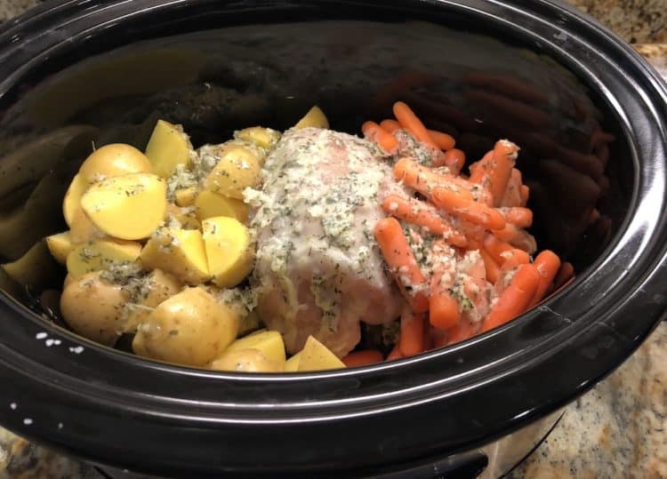 Crockpot Garlic Butter Chicken Crock Pots and Flip Flops