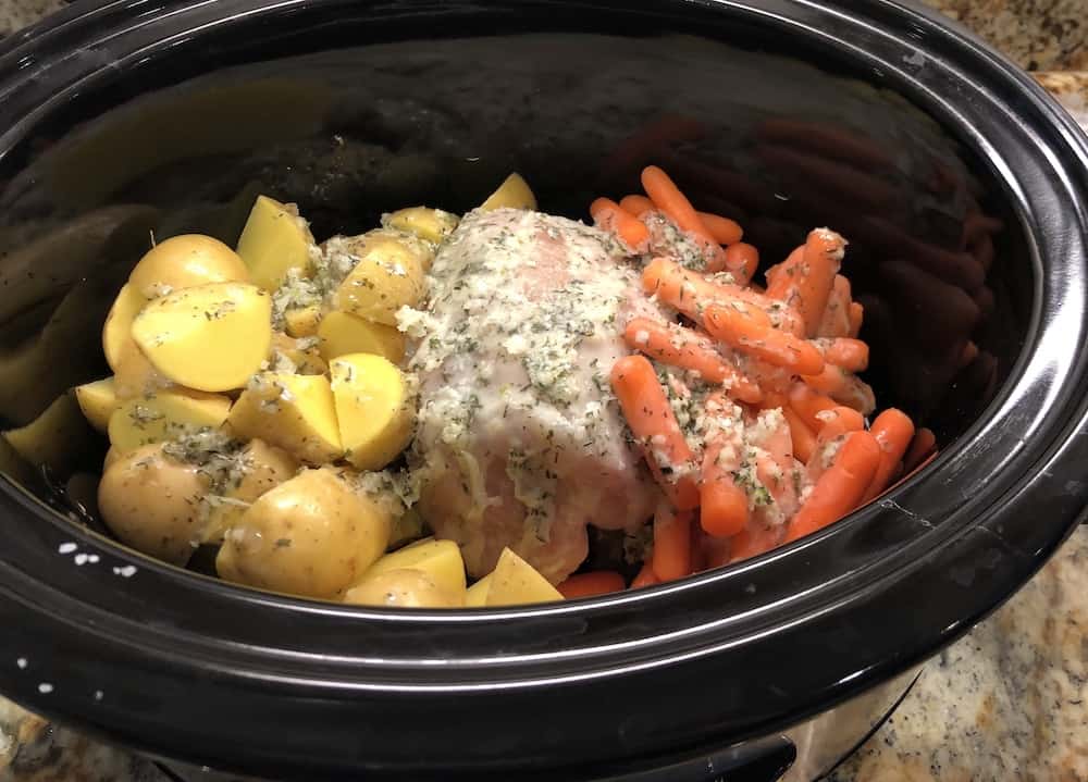 Crockpot Garlic Butter Chicken - Crock Pots and Flip Flops