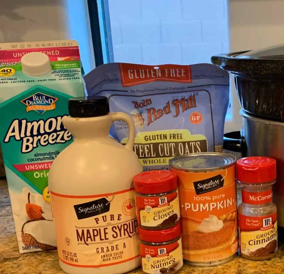 Crockpot Pumpkin Pie Oatmeal