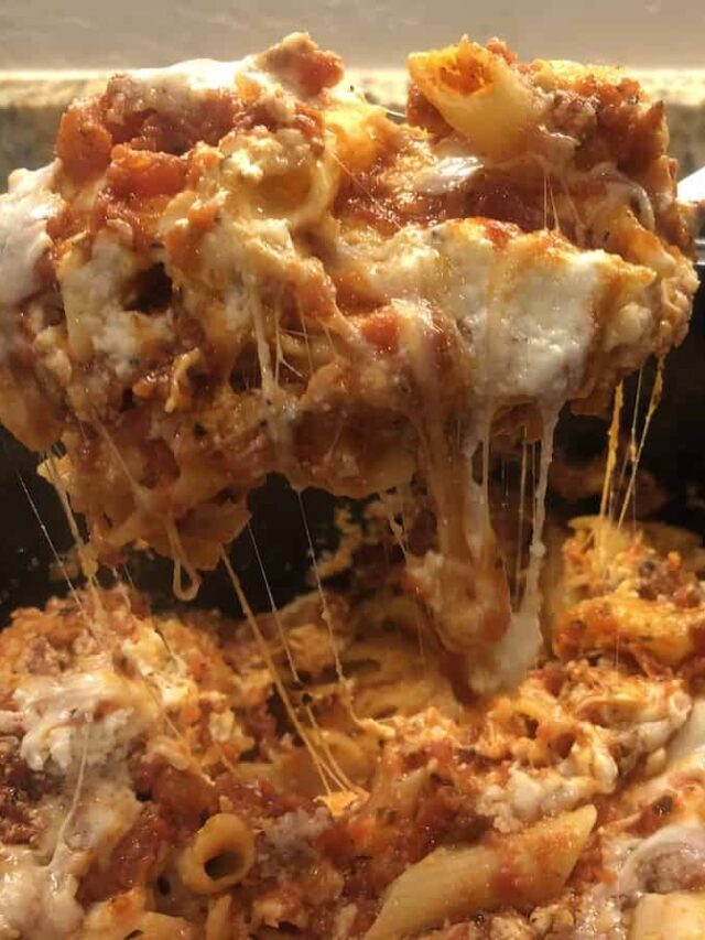 Crock Pot Baked Ziti
