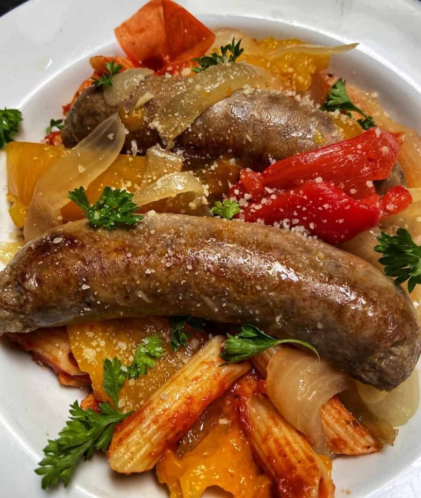 Italian Sausages and Peppers