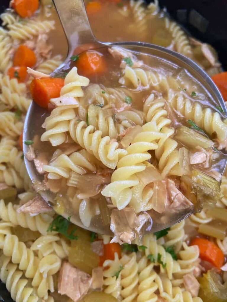 Crock Pot Turkey Noodle Soup