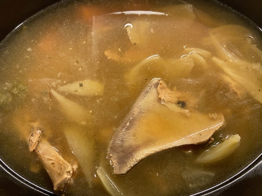 Crock Pot Turkey Stock