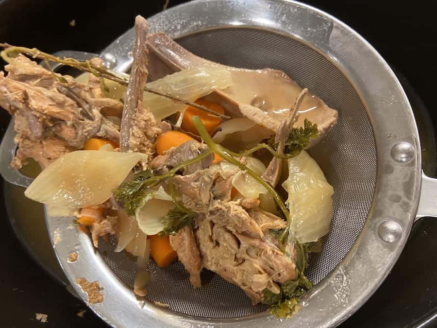 Crock Pot Turkey Stock