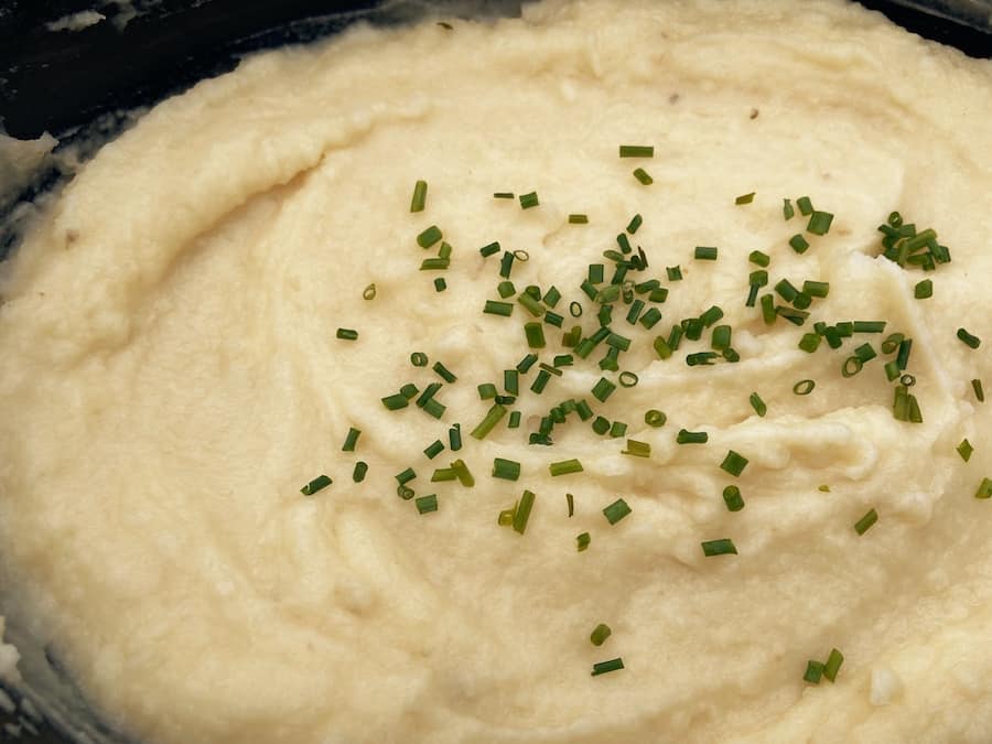 Slow Cooker Garlic Mashed Potatoes 