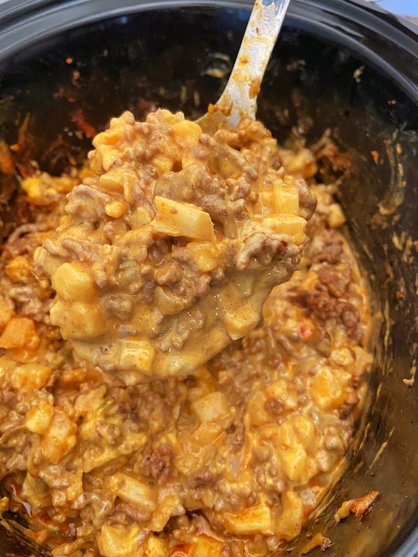 Crock Pot Mexican Hash Brown Casserole