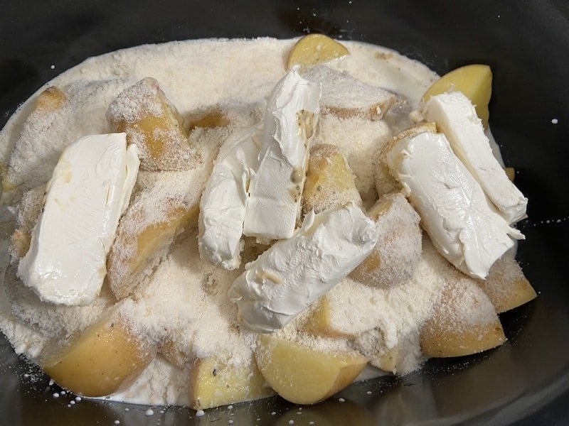 Crock Pot Parmesan Garlic Chicken and Potatoes
