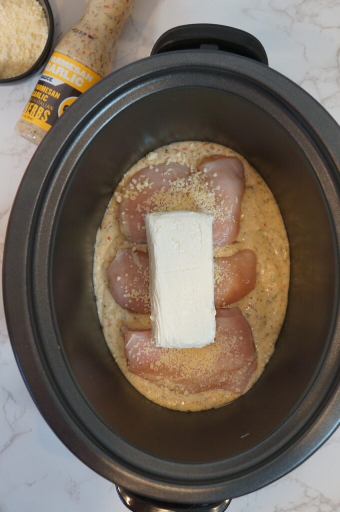 Step 4 - add the cream cheese
