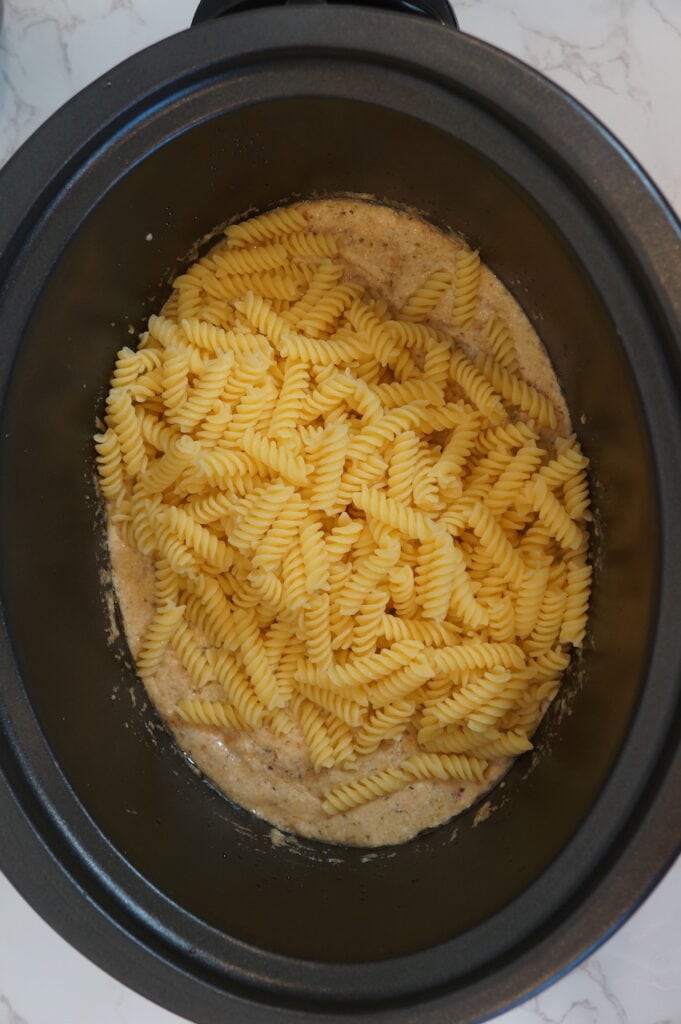 Crock Pot Buffalo Wild Wings Garlic Parmesan Chicken Pasta