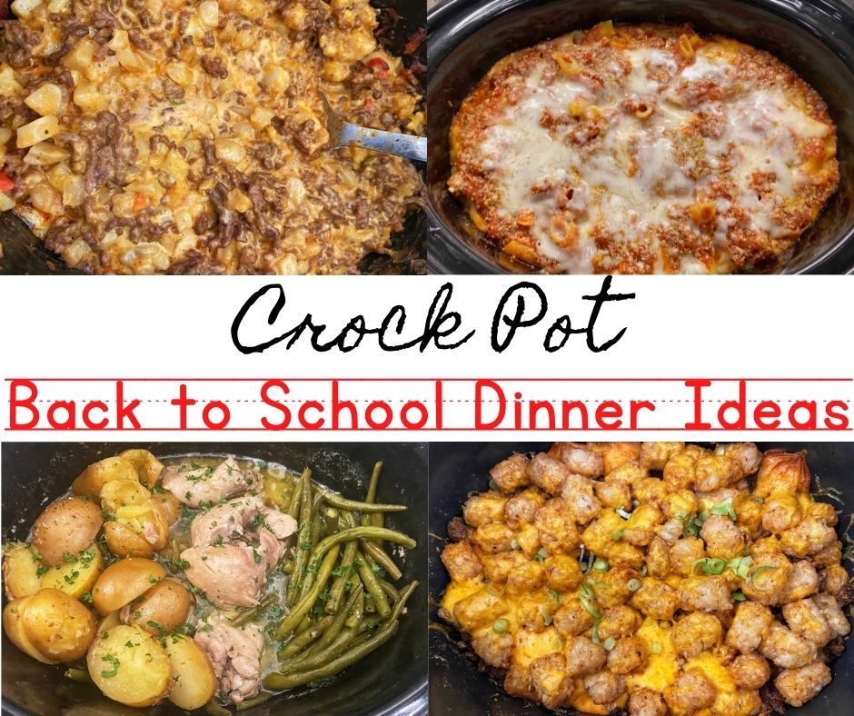 Back to School Dinner Ideas - Gluten Free - Crock Pots and Flip Flops