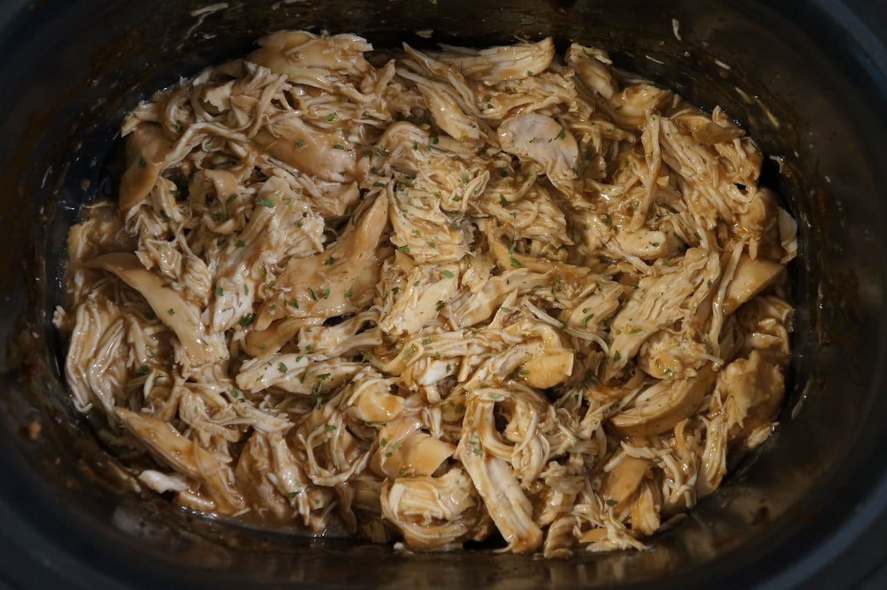 Crockpot Chicken and Gravy over Mashed Potatoes