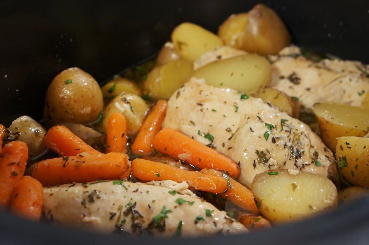 Crockpot Garlic Butter Chicken Crock Pots and Flip Flops