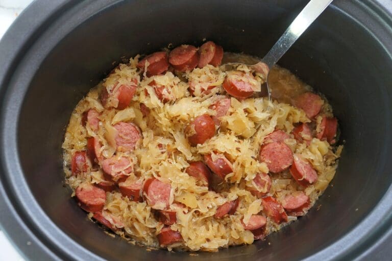 Crockpot Kielbasa and Sauerkraut Crock Pots and Flip Flops