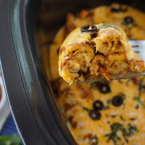 Lazy Enchiladas in Crockpot