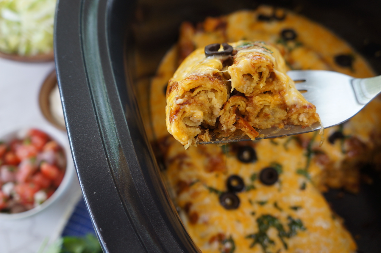 Lazy Enchiladas in Crockpot