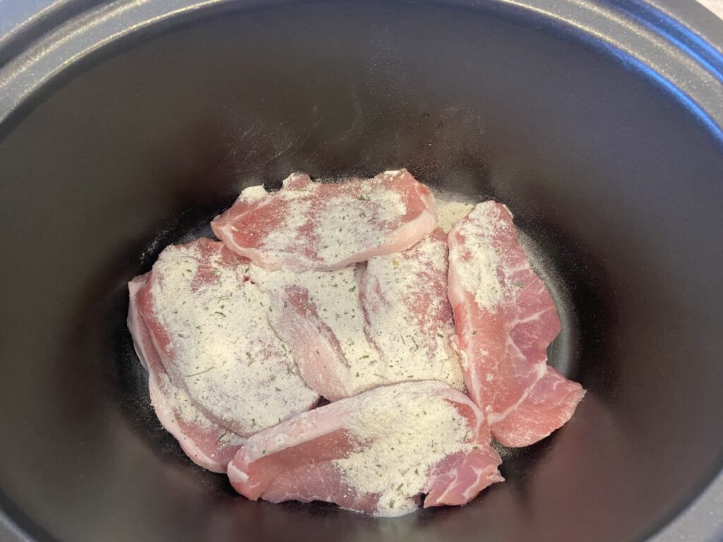 Crockpot Ranch Pork Chops