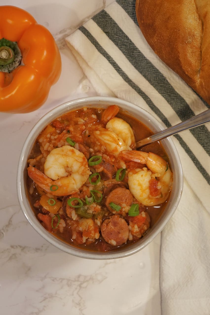 Gluten Free Jambalaya (Slow Cooker + Cajun Style)