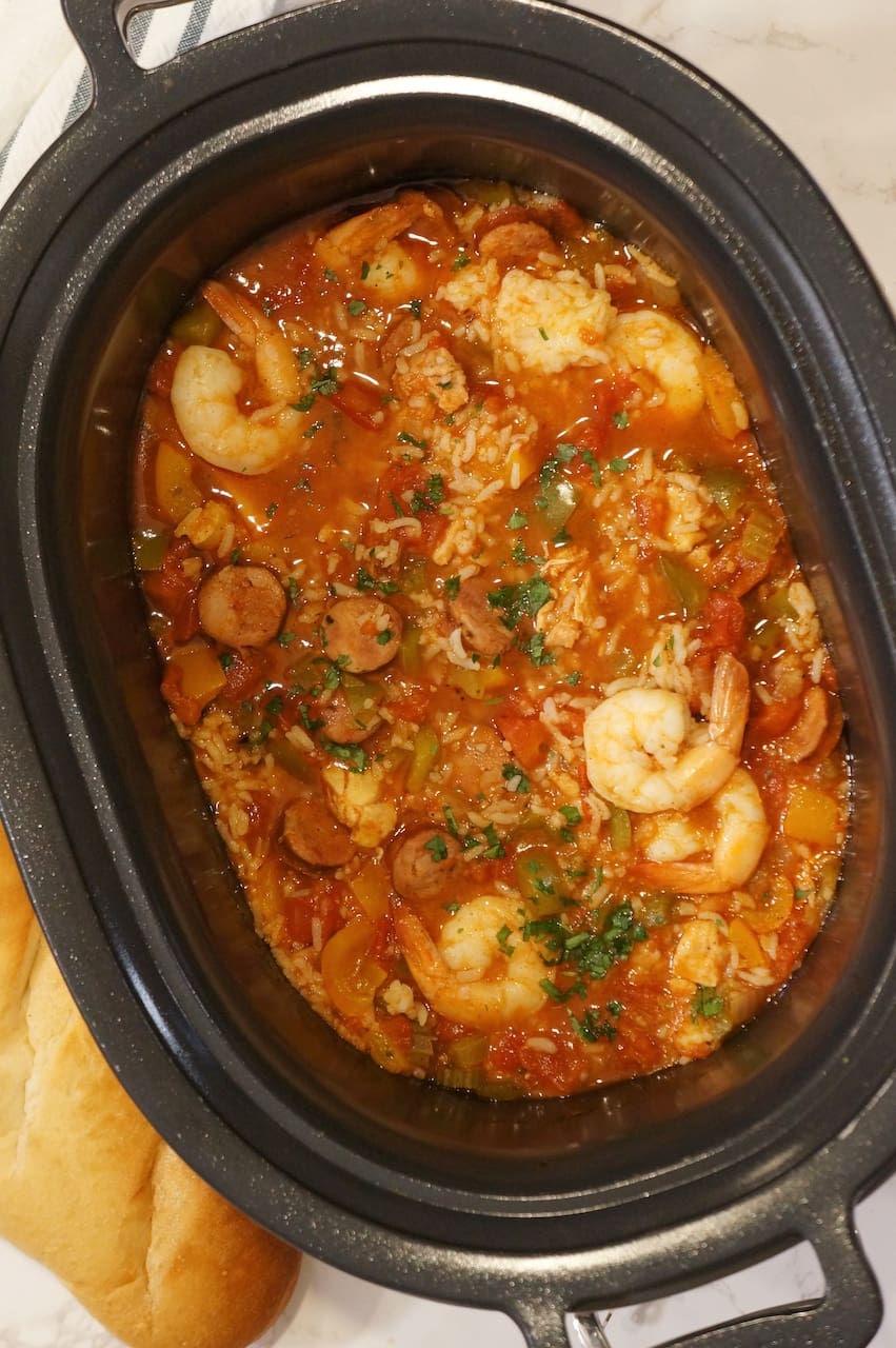 Gluten Free Jambalaya (Slow Cooker + Cajun Style)