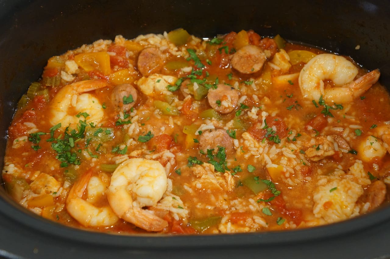 Gluten Free Jambalaya (Slow Cooker + Cajun Style)