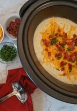 Crockpot Potato Soup with Hash Browns Recipe : Serious Comfort