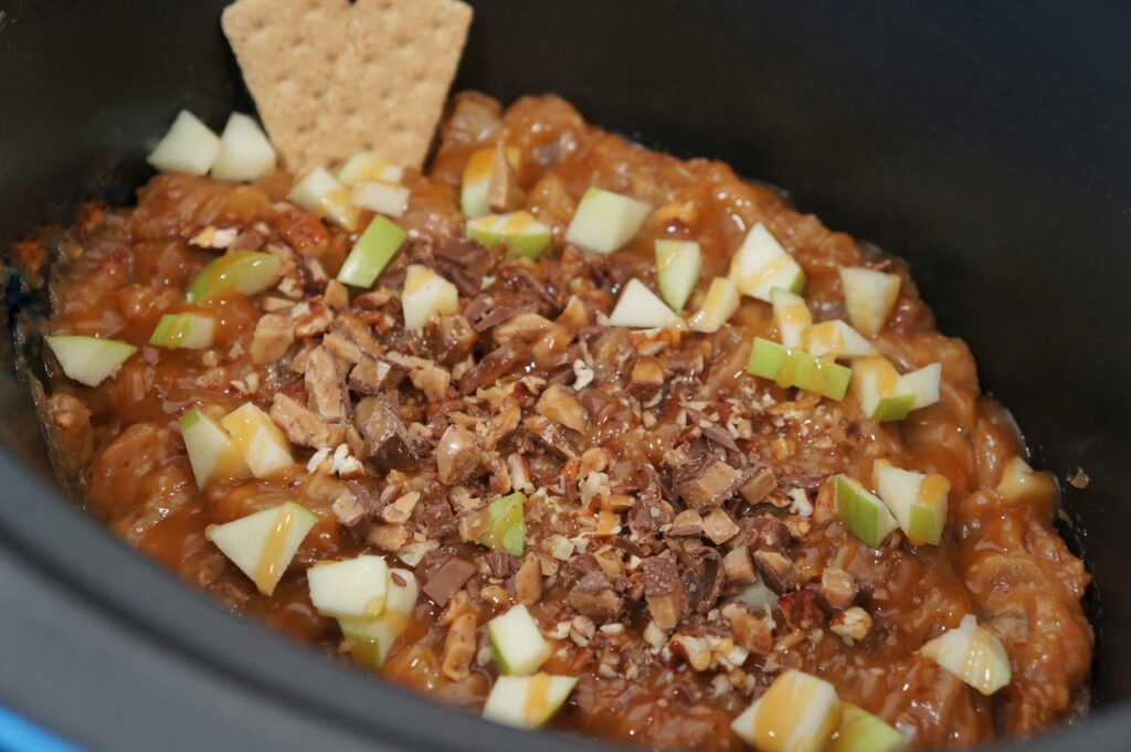 Caramel Apple Dip Crockpot Party