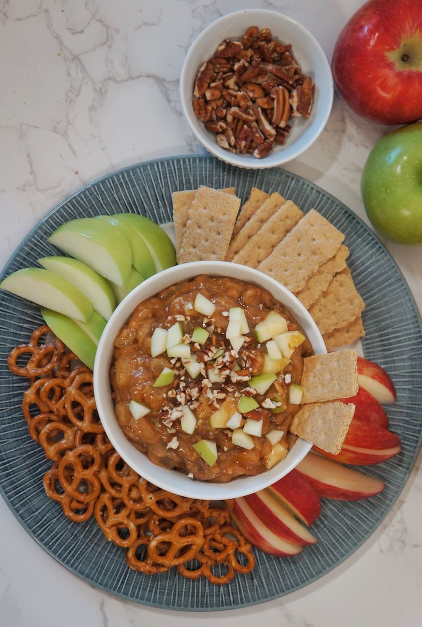 Caramel Apple Cheesecake Dip 4 Easy Ingredients