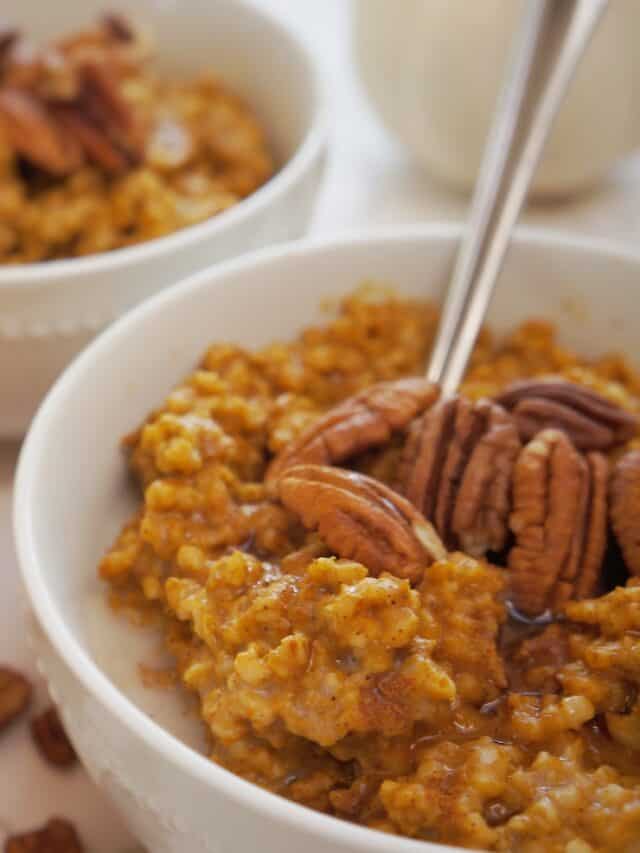 Best Crockpot Pumpkin Pie Oatmeal Story