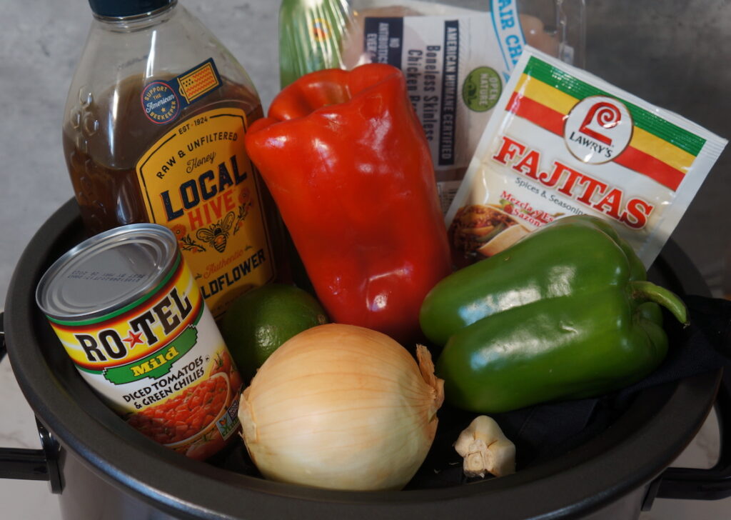 Crockpot Chicken Fajitas