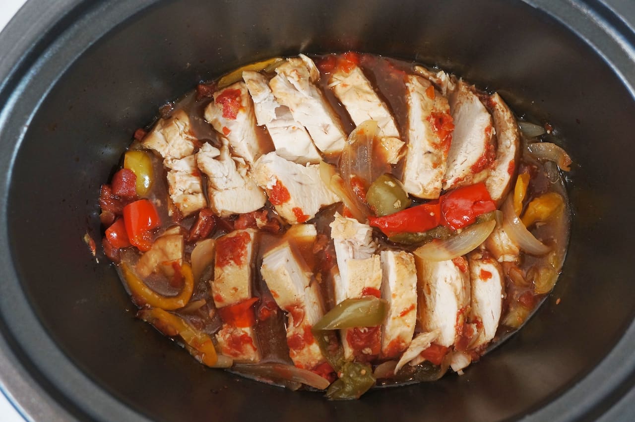 Easiest Crockpot Chicken Fajitas Crock Pots and Flip Flops