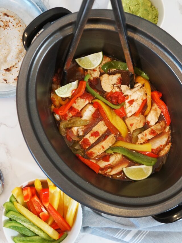 Crockpot Chicken Fajitas