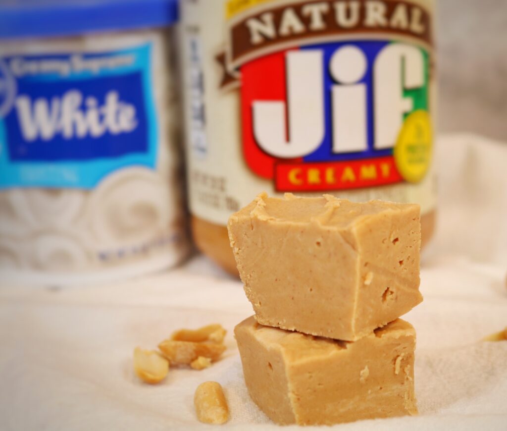 2 Ingredient Peanut Butter Fudge