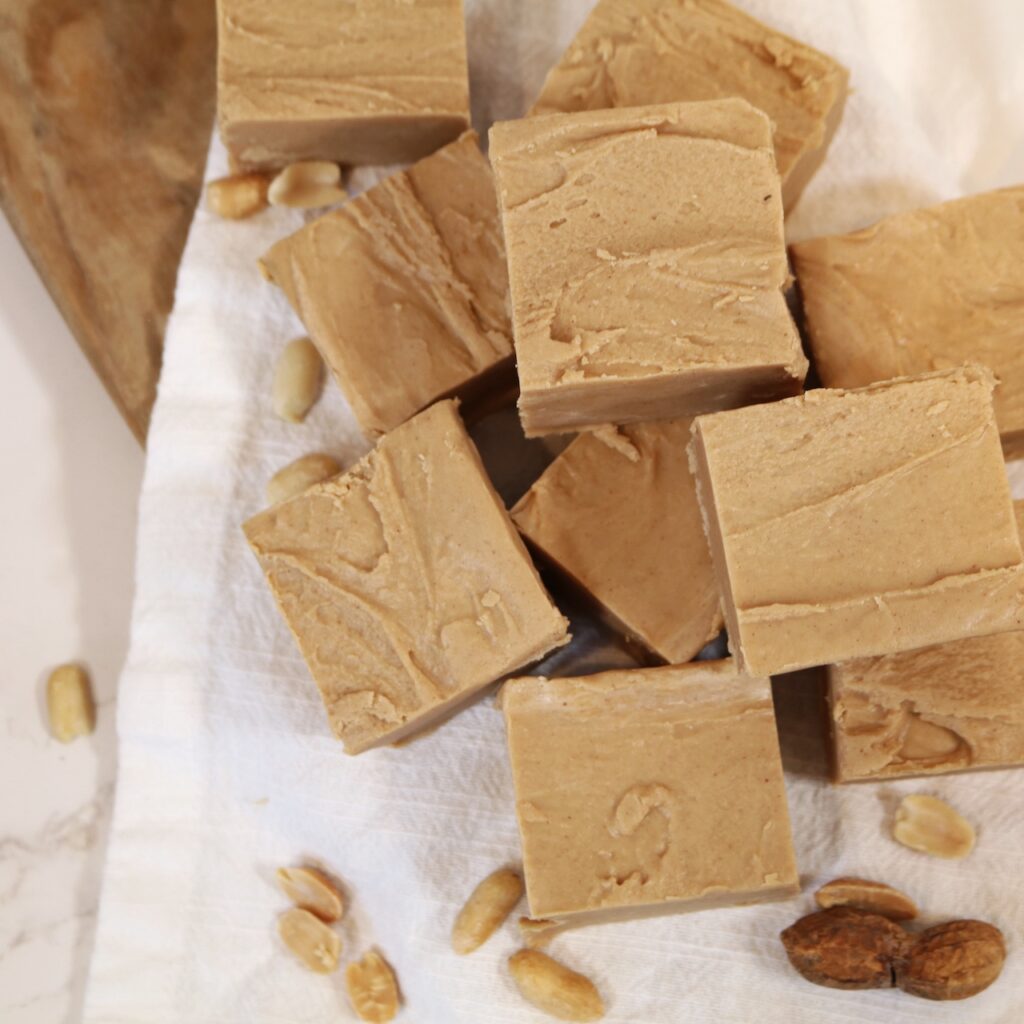 2 Ingredient Peanut Butter Fudge