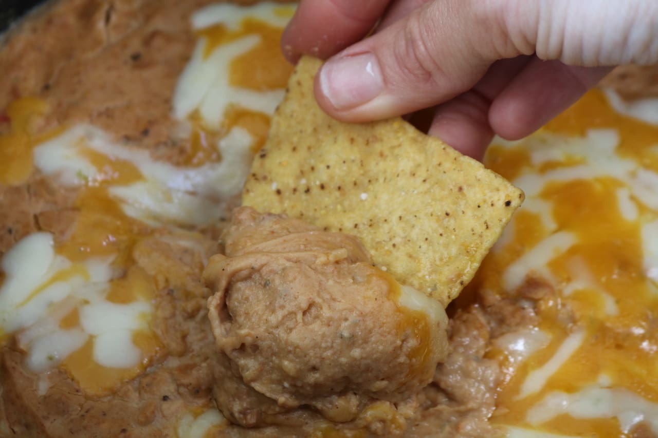 Cream Cheese Bean Dip Recipe Easy Appetizer (Video)