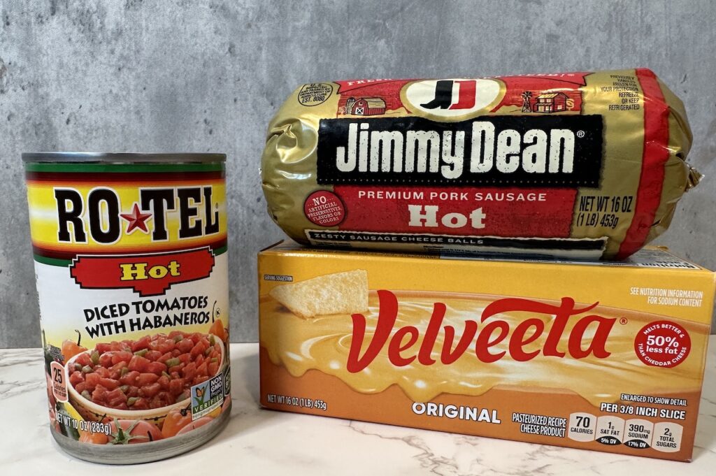 Velveeta Sausage Dip Ingredients