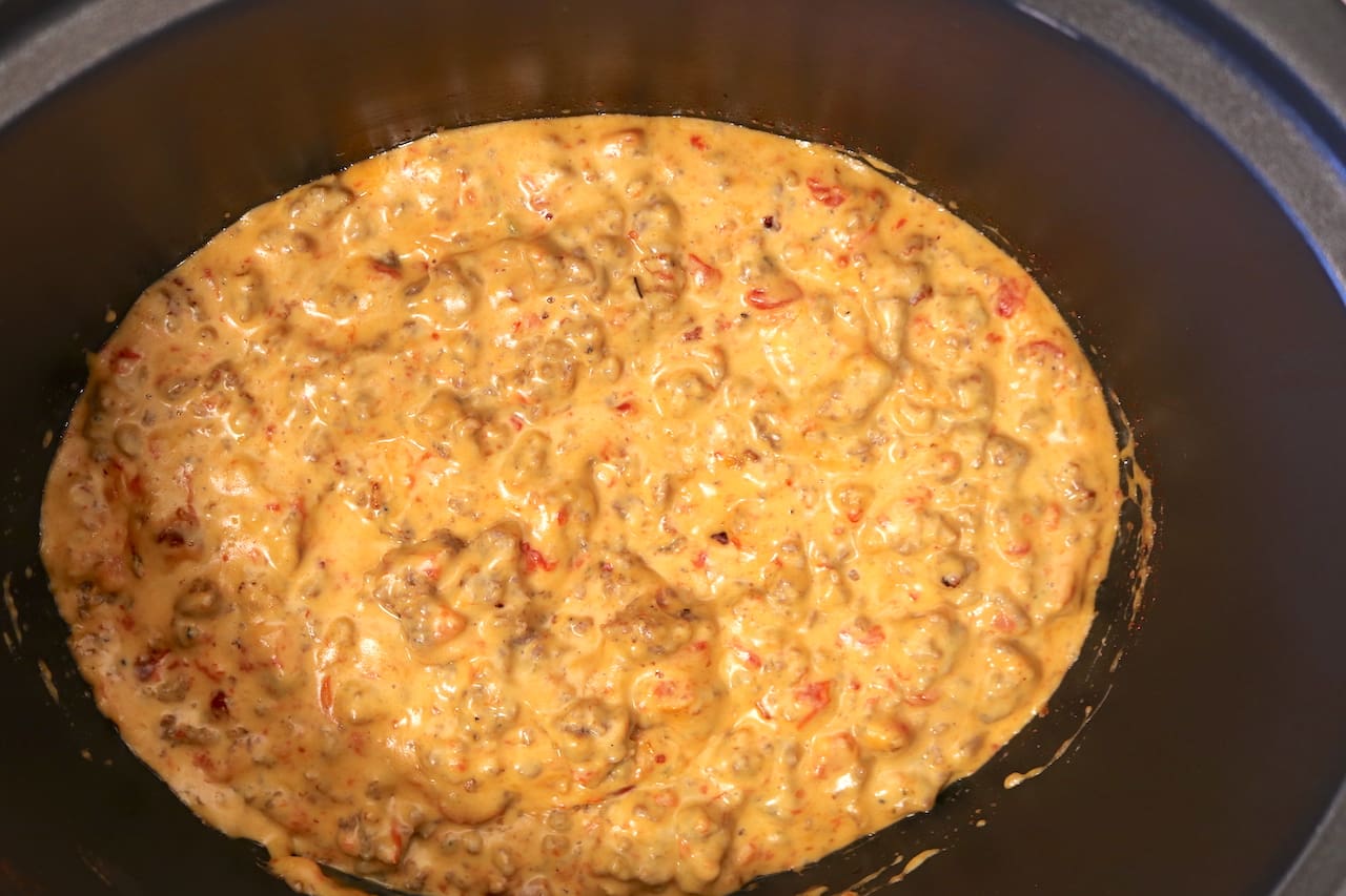 Velveeta Sausage Dip Only 3 Ingredients!