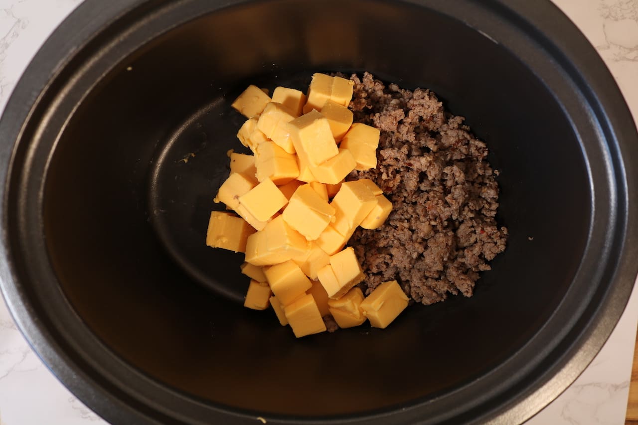 Velveeta Sausage Dip Only 3 Ingredients!