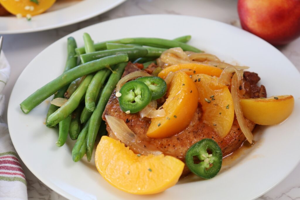 Peach Pork Chops