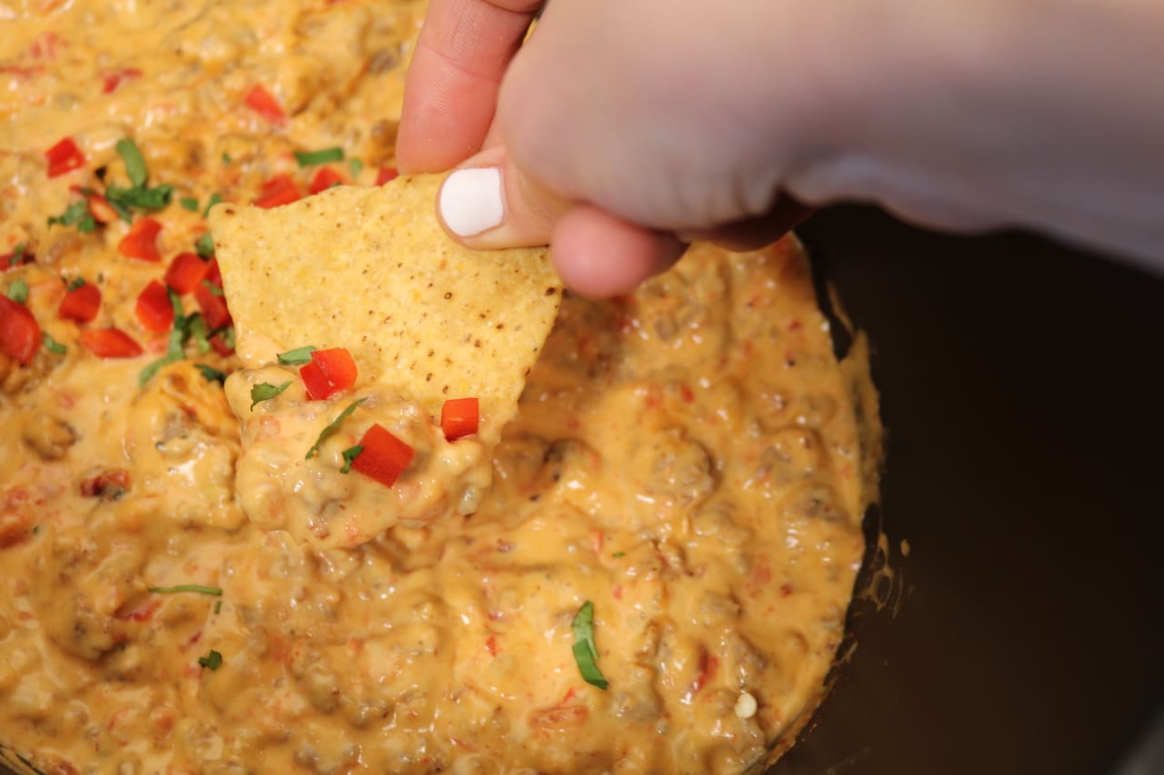 Velveeta Sausage Dip Only 3 Ingredients!