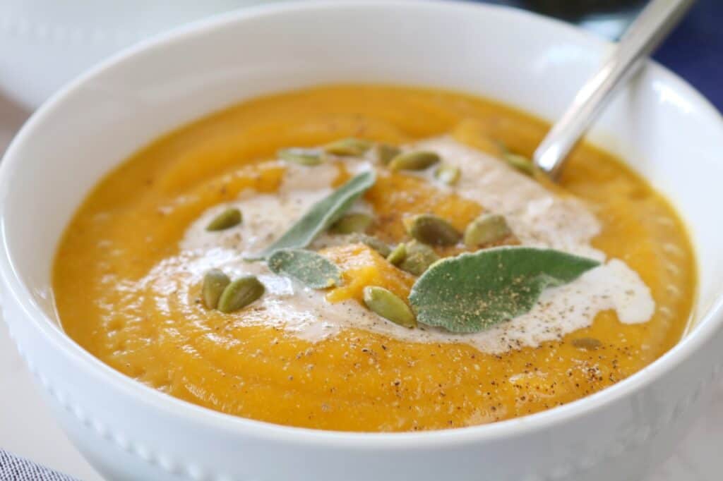 Butternut Squash Soup Crockpot with Coconut Milk