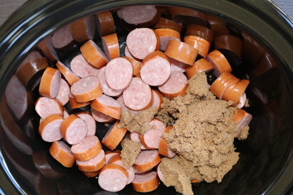 Easy Kielbasa Appetizer Recipe Brown Sugar Kielbasa (Crockpot)