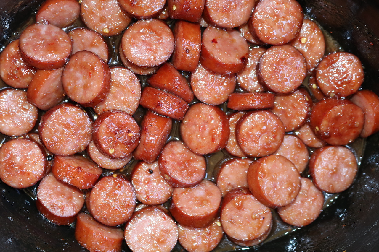  Kielbasa Appetizer Recipe cooked in crockpot