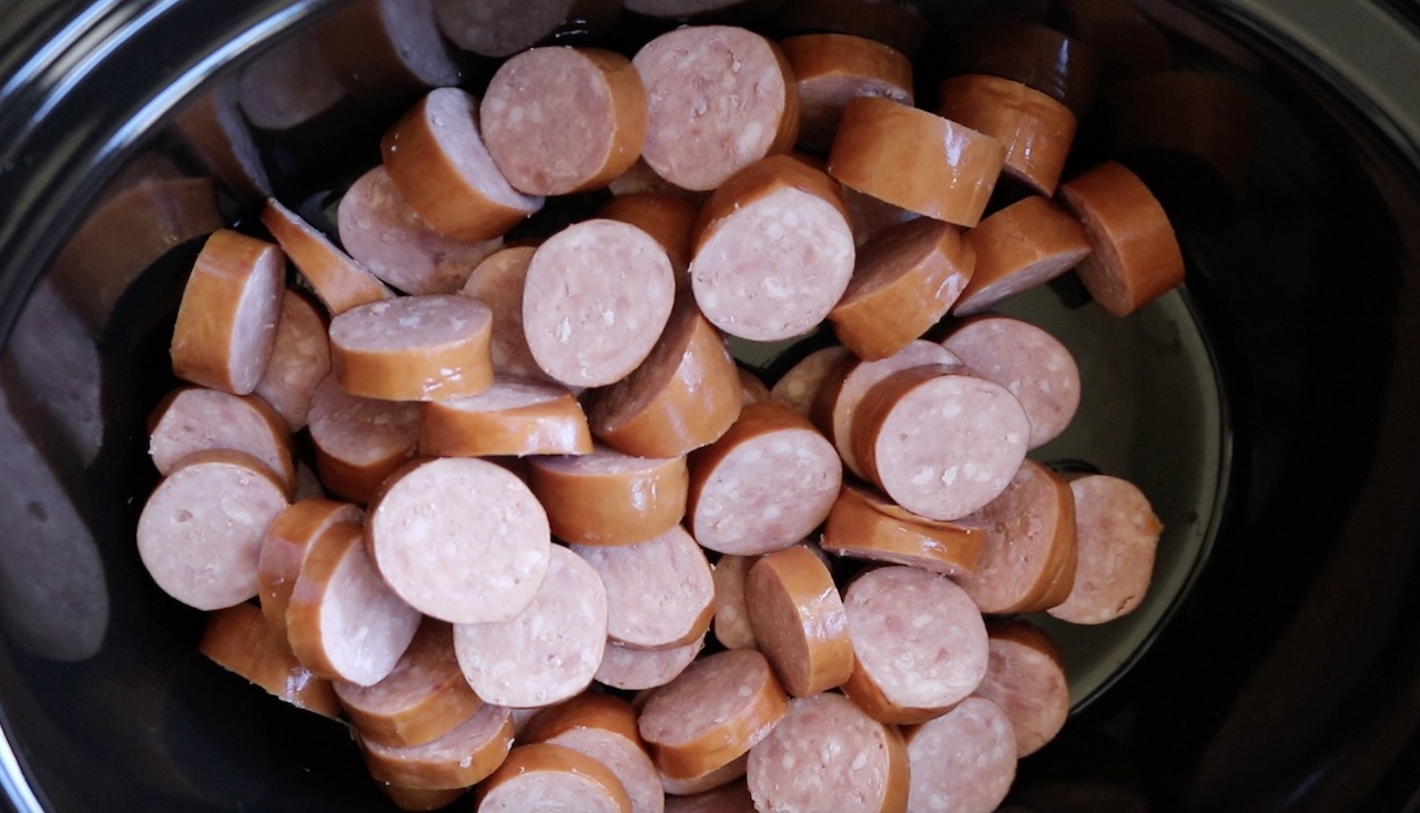 Kielbasa in crockpot