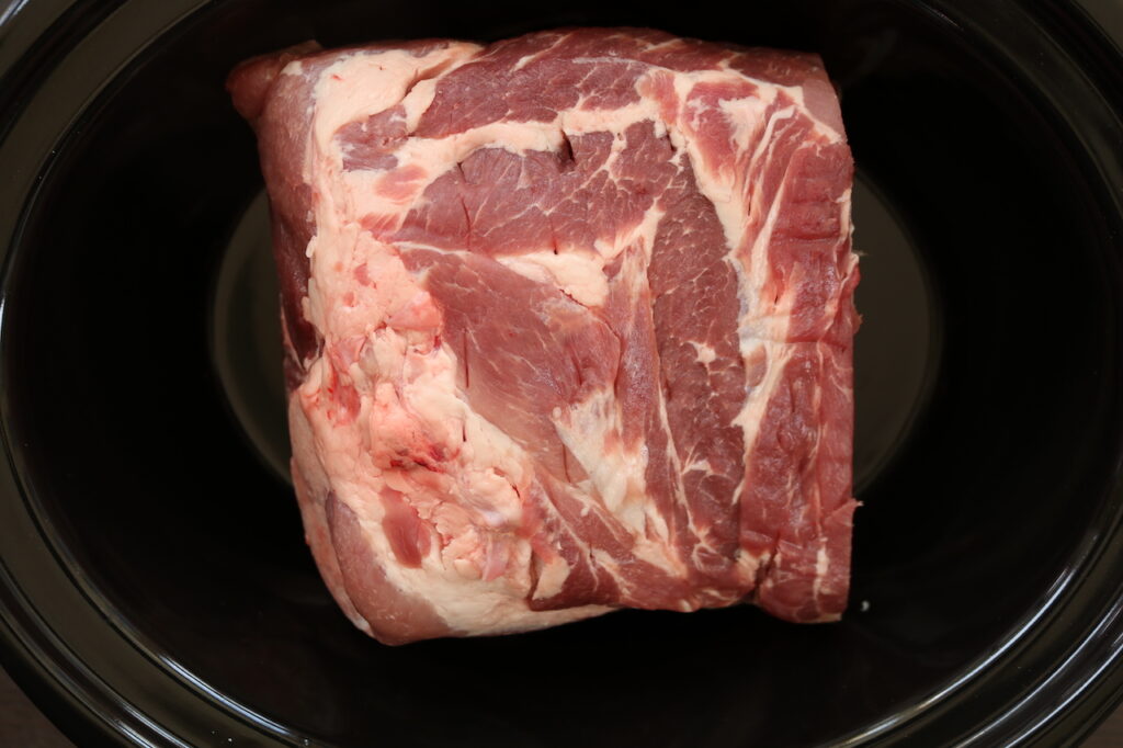 Crock Pot Pulled Pork shoulder